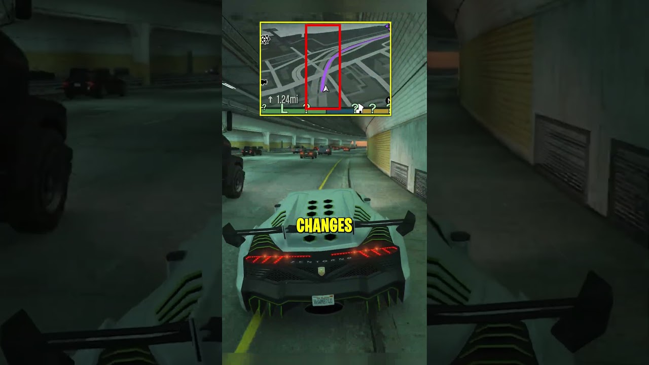 GTA 5's Broken Tunnel GPS Glitch #gtav #gta5online #bug