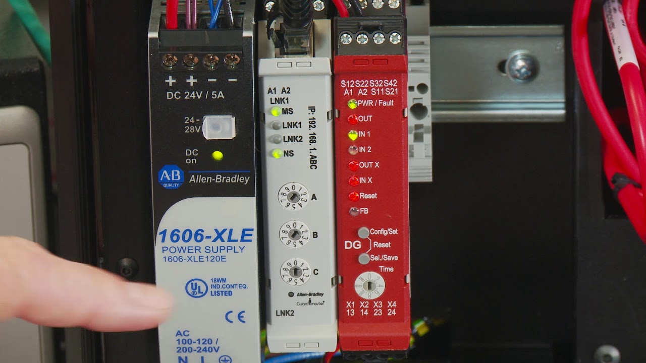 Configuring a Rockwell Automation Guardmaster Safety Relay