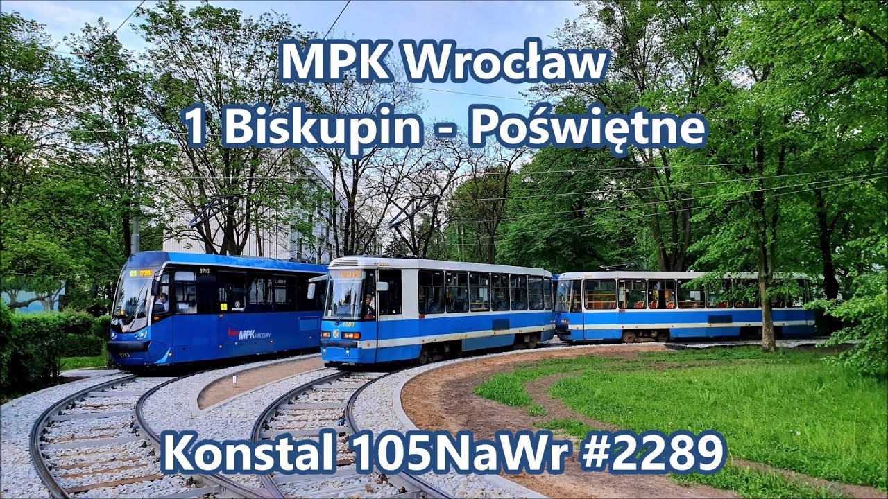 MPK Wrocław - linia 1, Konstal 105NaWr #2289