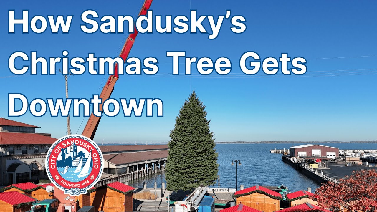 Behind the Scenes: Moving Sandusky&rsquo;s Downtown Christmas Tree