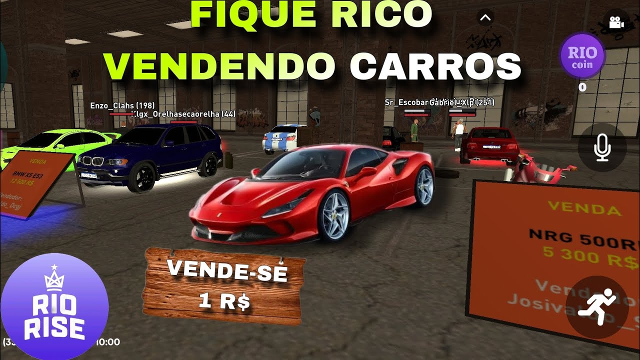 FIQUE RICO VENDENDO CARROS NO LEILÃO! Rio Rise!