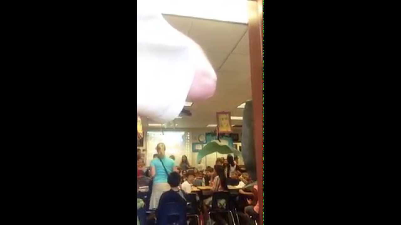 Award Winning Author Surprises Students!