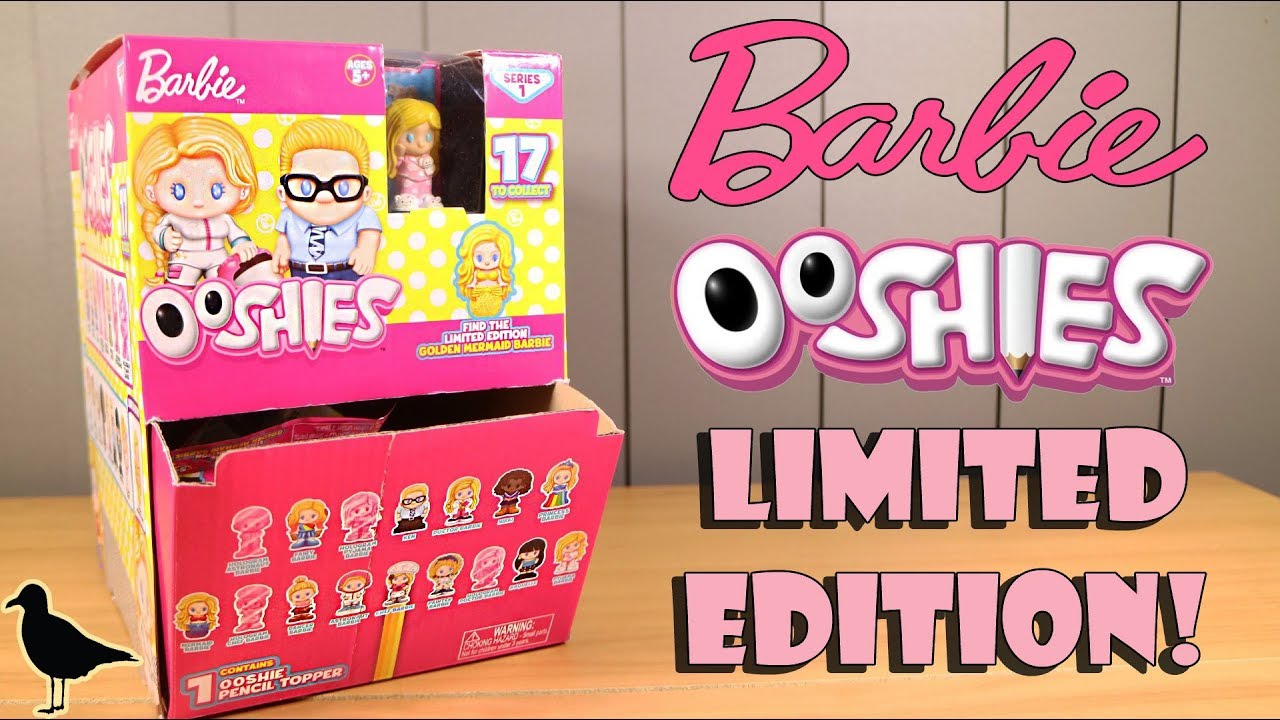 Ooshies Barbie Series 1 Blind Bags Opening! Limited Edition Found! | Birdew Reviews