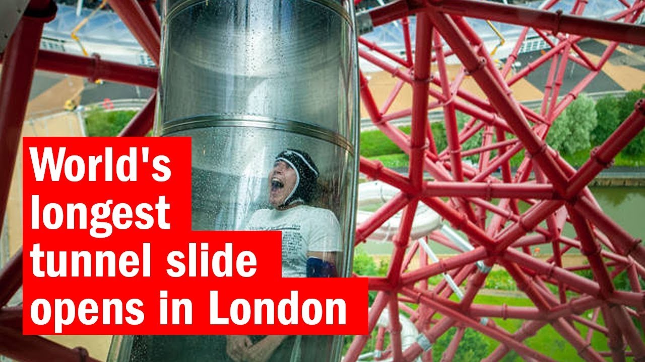World's longest tunnel slide opens in London | First Look | Time Out London