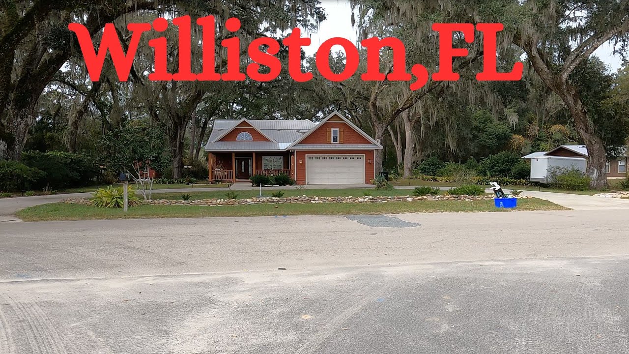 City Of Williston, FL - Drive Through.  4K #aroundocala #williston
