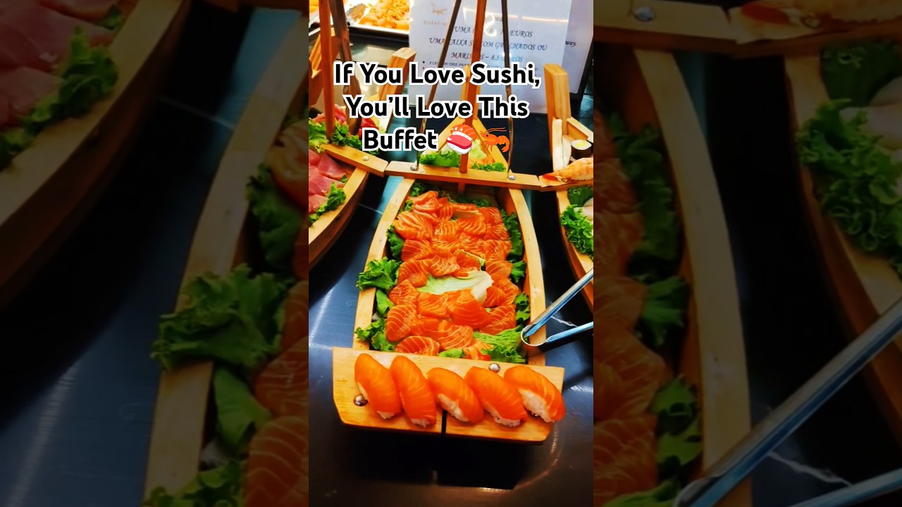 🇵🇹 Portugal&rsquo;s Favorite Buffet &ndash; Sushi, Seafood & More🍣🦐#santar&eacute;m #lisbon #portugal #europetravel