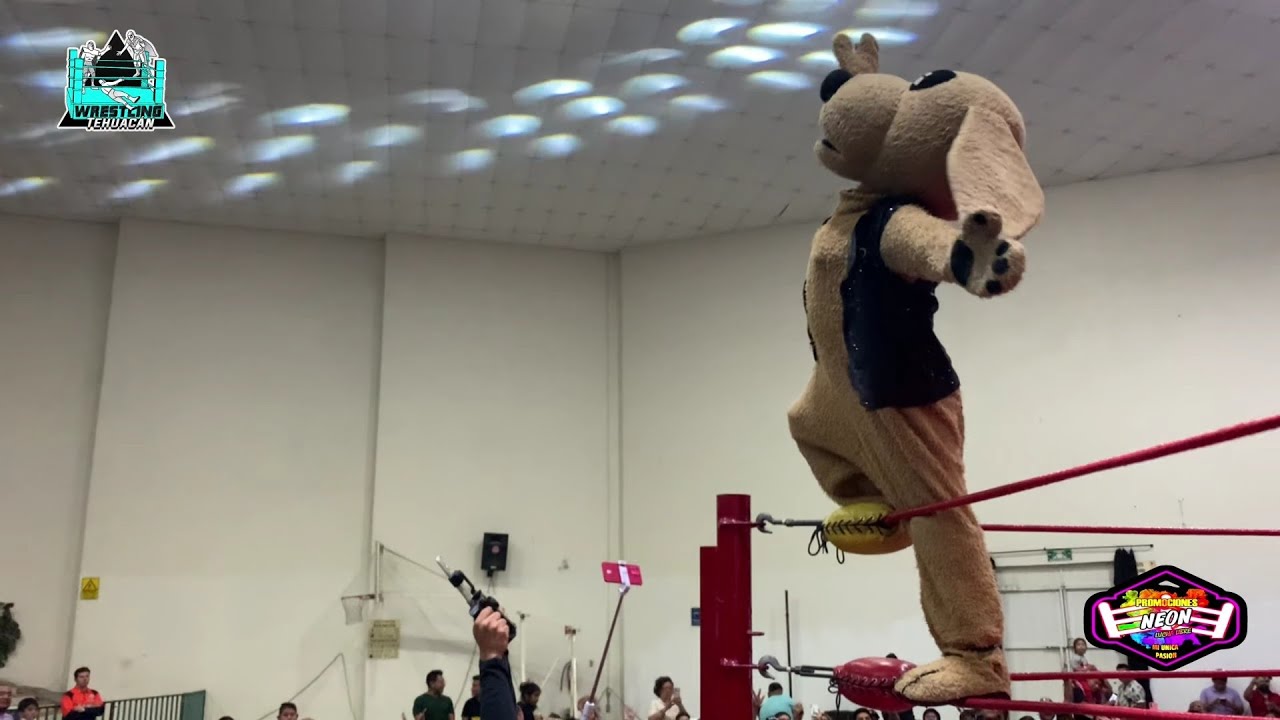 ¡EL PERRITO LUCHADOR EN TEHUACÁN! |Wisin/Andy Panda Jr Vs Shere Khan/Radioactivo