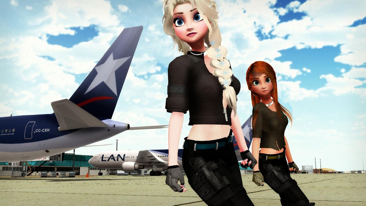 MMD - [Frozen] Get Lucky | Elsa and Anna - Models Test