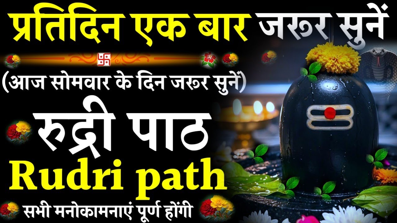 Rudri path || रुद्री पाठ|प्रतिदिन एक बार जरूर सुनें|#@pujapathmantrastotra_shakti9 #rudripath #shiv 