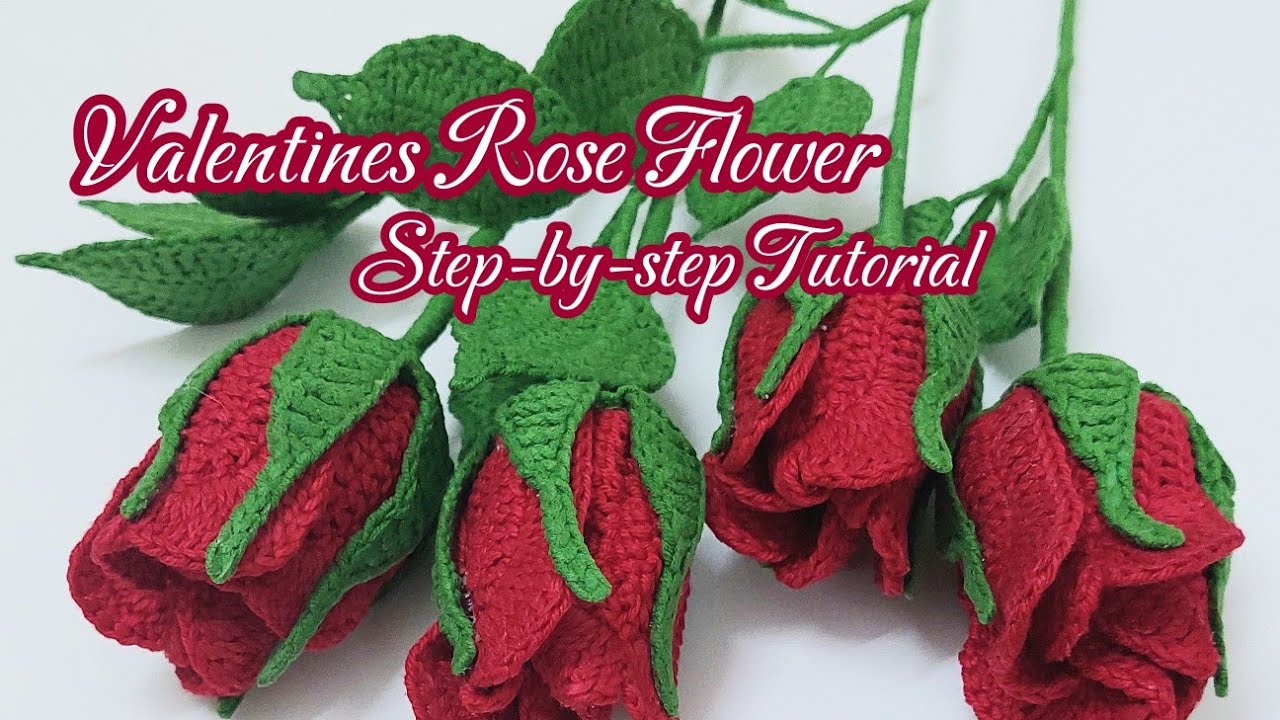 Part 1 | Valentine's Rose Flower ♥️ | Step-by-Step Tutorial 