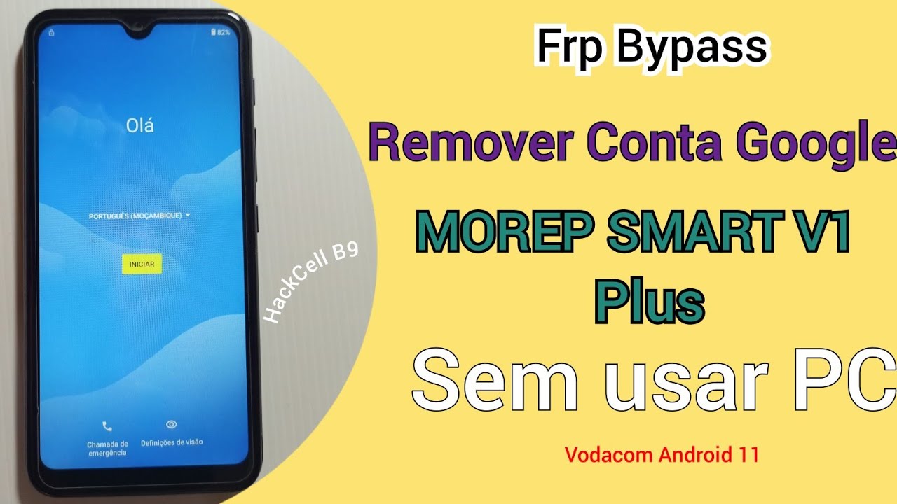 COMO REMOVER CONTA GOOGLE MOREP SMART V1 PLUS DA VODACOM SEM USAR PC | FRP BYPASS MORREP M610