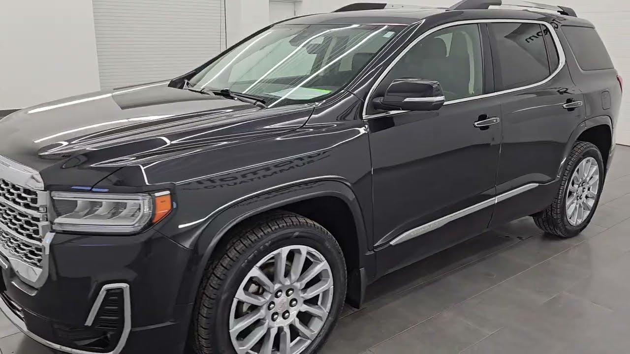 2020 GMC ACADIA DENALI AWD TECHNOLOGY CARBON BLACK 4K WALKAROUND 25J146A