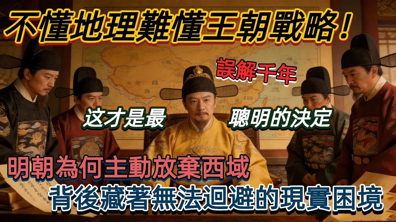 警告！不懂地理，你永遠不懂明朝為何放棄西域⚠️