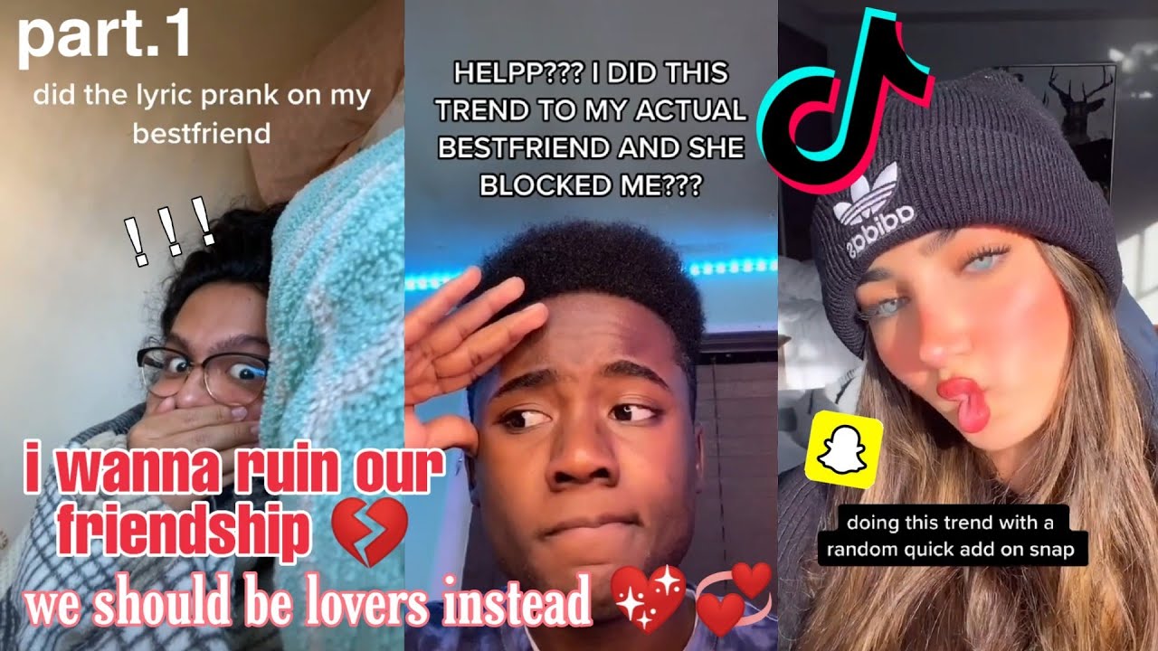 I Wanna Ruin Our Friendship, We Should Be Lovers Instead 💖 - Tiktok Compilation