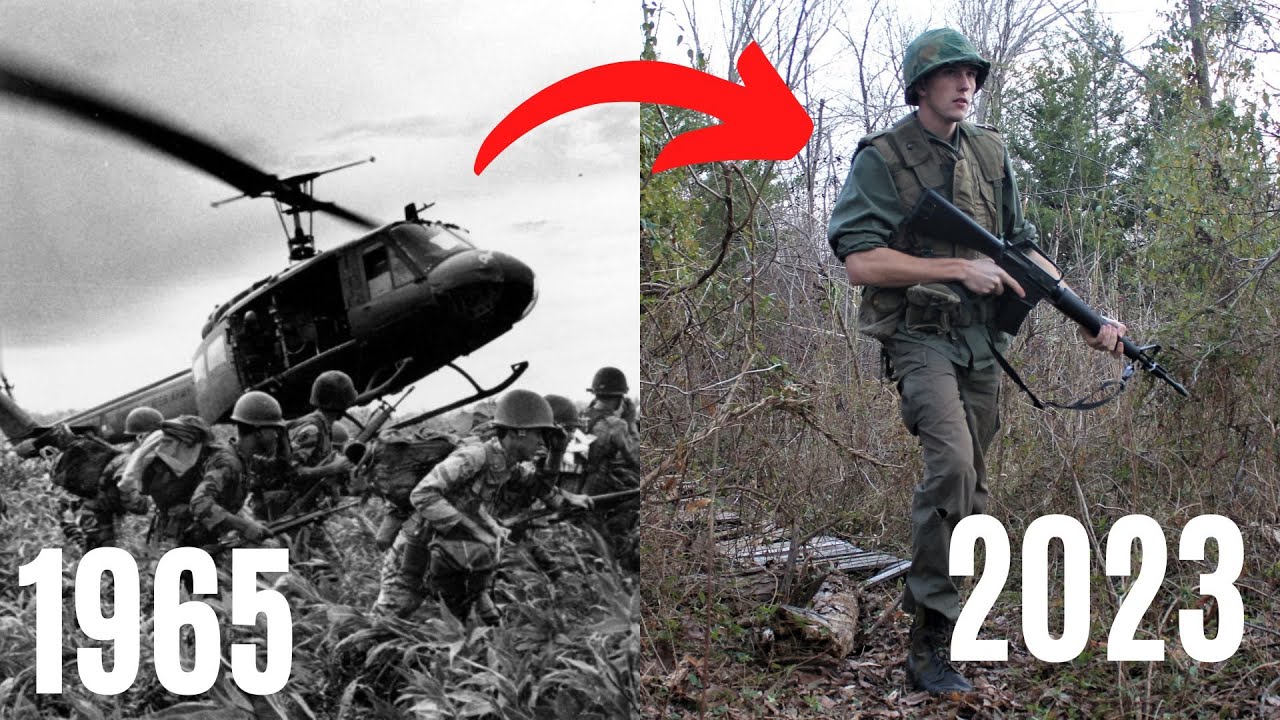 Vietnam War Airsoft Loadout Gameplay - M1956/M16