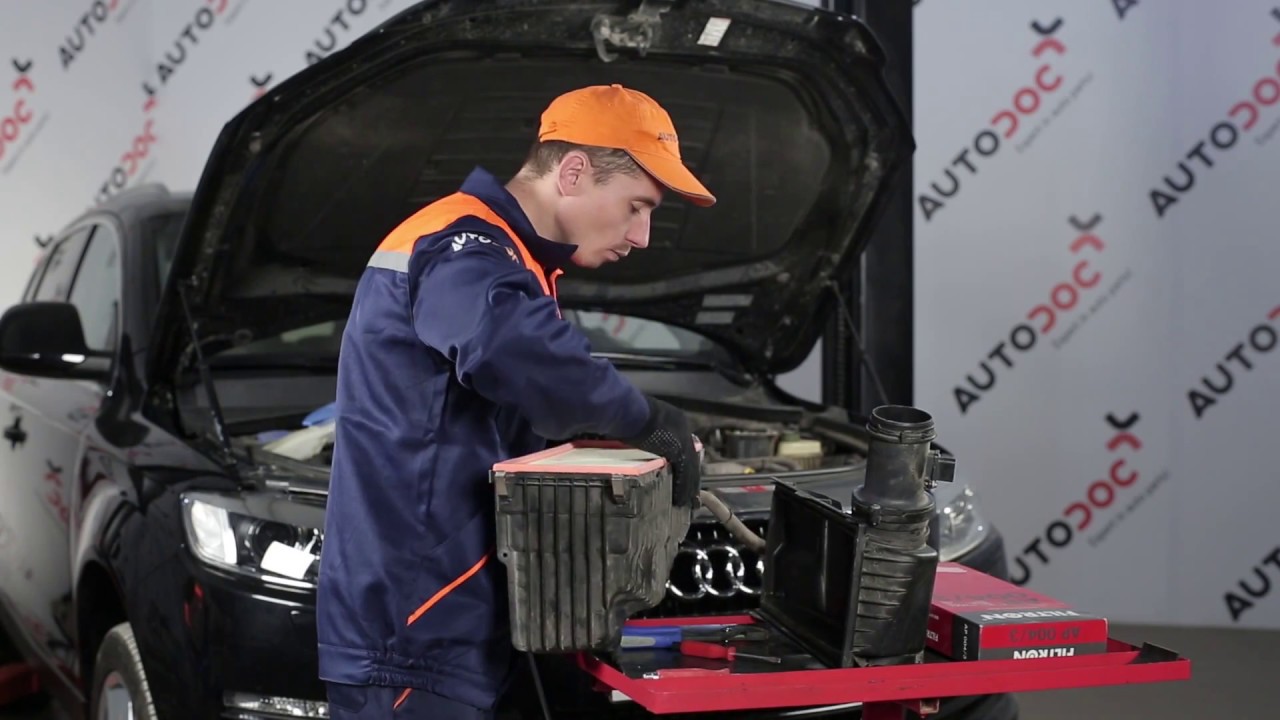 Wie AUDI Q7 4L Luftfilter wechseln TUTORIAL | AUTODOC