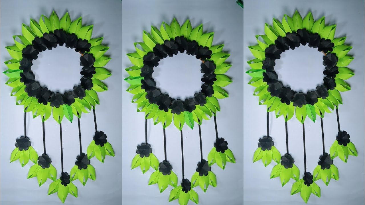 Easy and Beautiful paper Wall hanging decoration ideas ✨/Papercrafts/Craft design/Homdecor craft/Diy