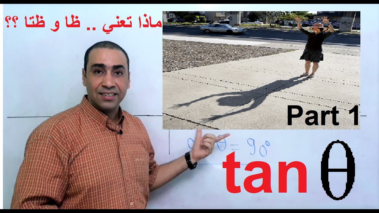 المعنى الحقيقي للظل، و ظل التمام (الجزء الأول) Real meaning of tan and cotan ( Part 1)