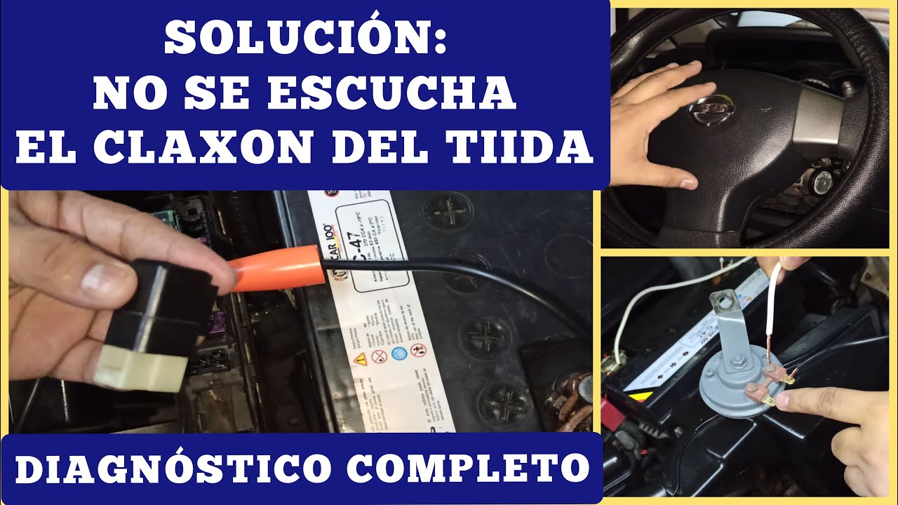 No se escucha el claxon del tiida |Solución y diagnóstico completo