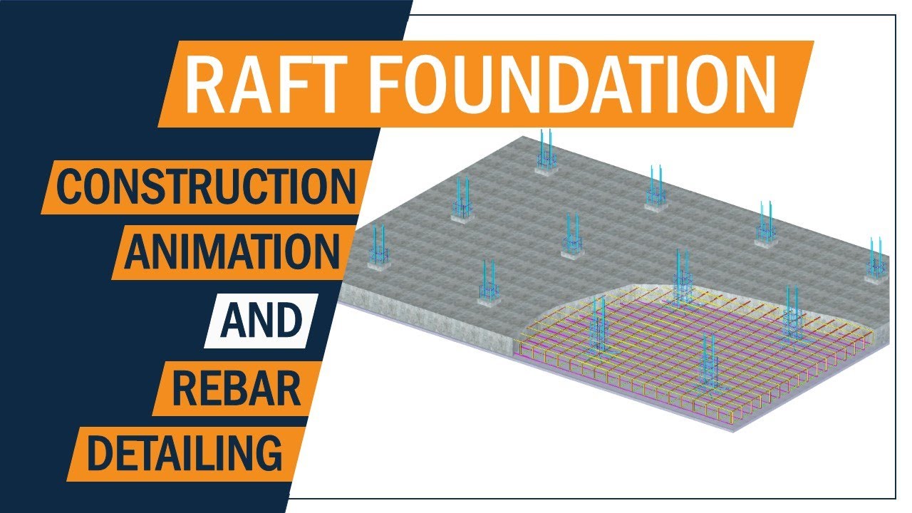 Raft Foundation Reinforcement Details | 3d animation | Greyspace