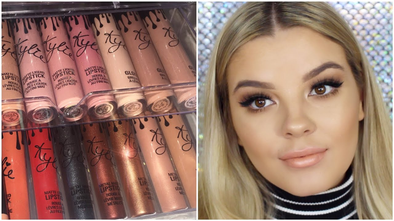 Kylie Jenner LipKit Swatches ♡ Glosses, Metals, Exposed ♡Jasmine Hand