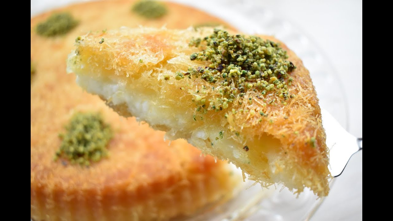 الكنافة بالكريمة علي اصولها و سر شربات الحلويات من غير مايسكر ابدا