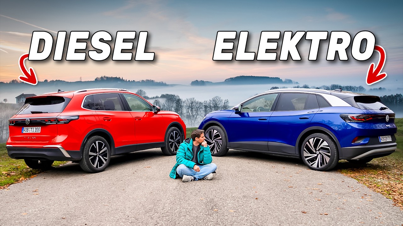 Ist Elektro wirklich billiger als Diesel? VW Tiguan vs. VW ID.4