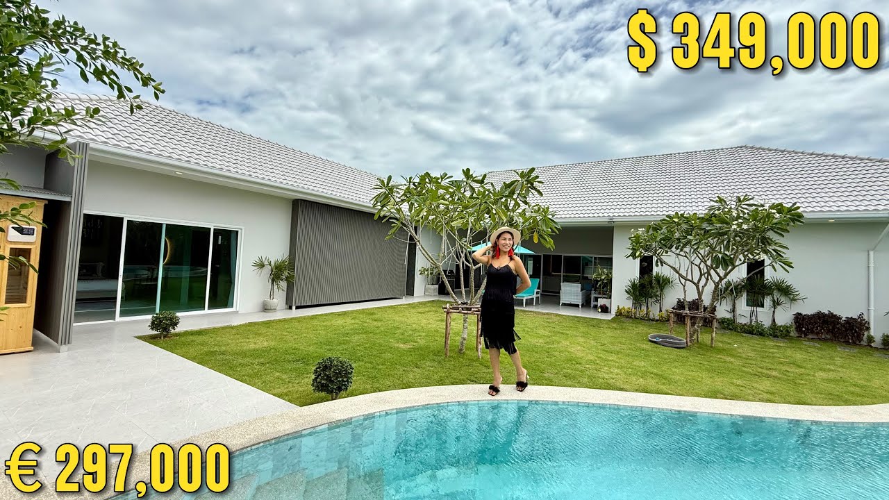 Happy Birthday Promotion Reduce 1 million 5 Bed Villa in Hua Hin