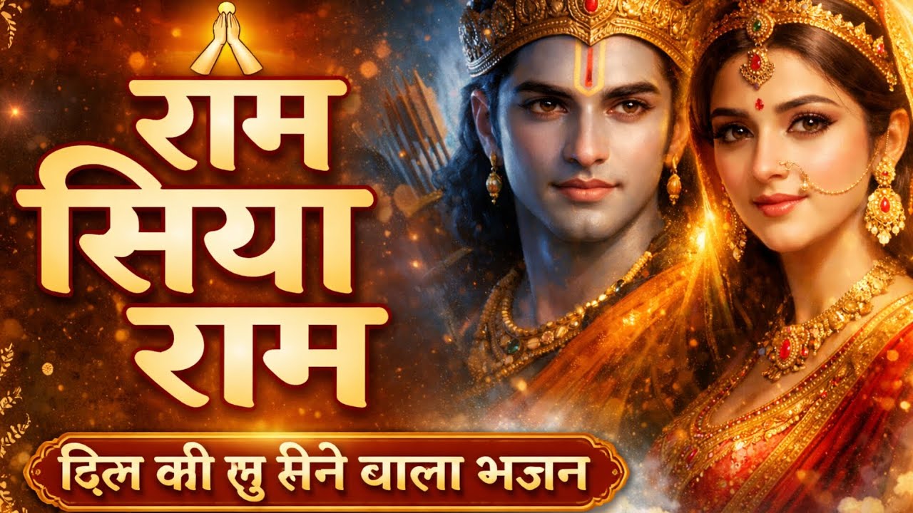 राम सिया राम 🙏 मंगल भवन अमंगल हारी | Peaceful Ram Bhajan | Ram Siya Ram Jai Jai Ram
