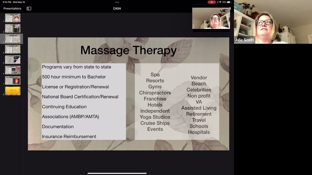 CASA Choices - Massage Therapy with Julie Scott, LMT