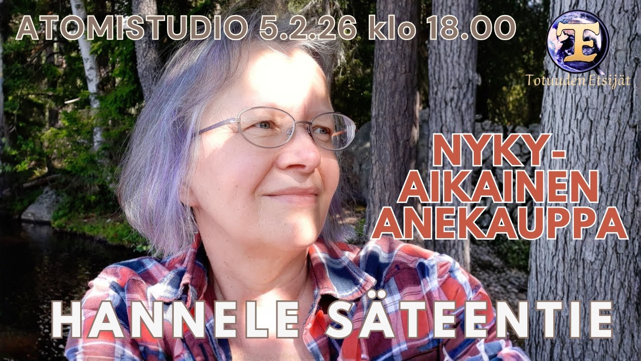 ATOMIstudio Hannele S&auml;teentie Nykyaikainen anekauppa 5.2.26 klo 18