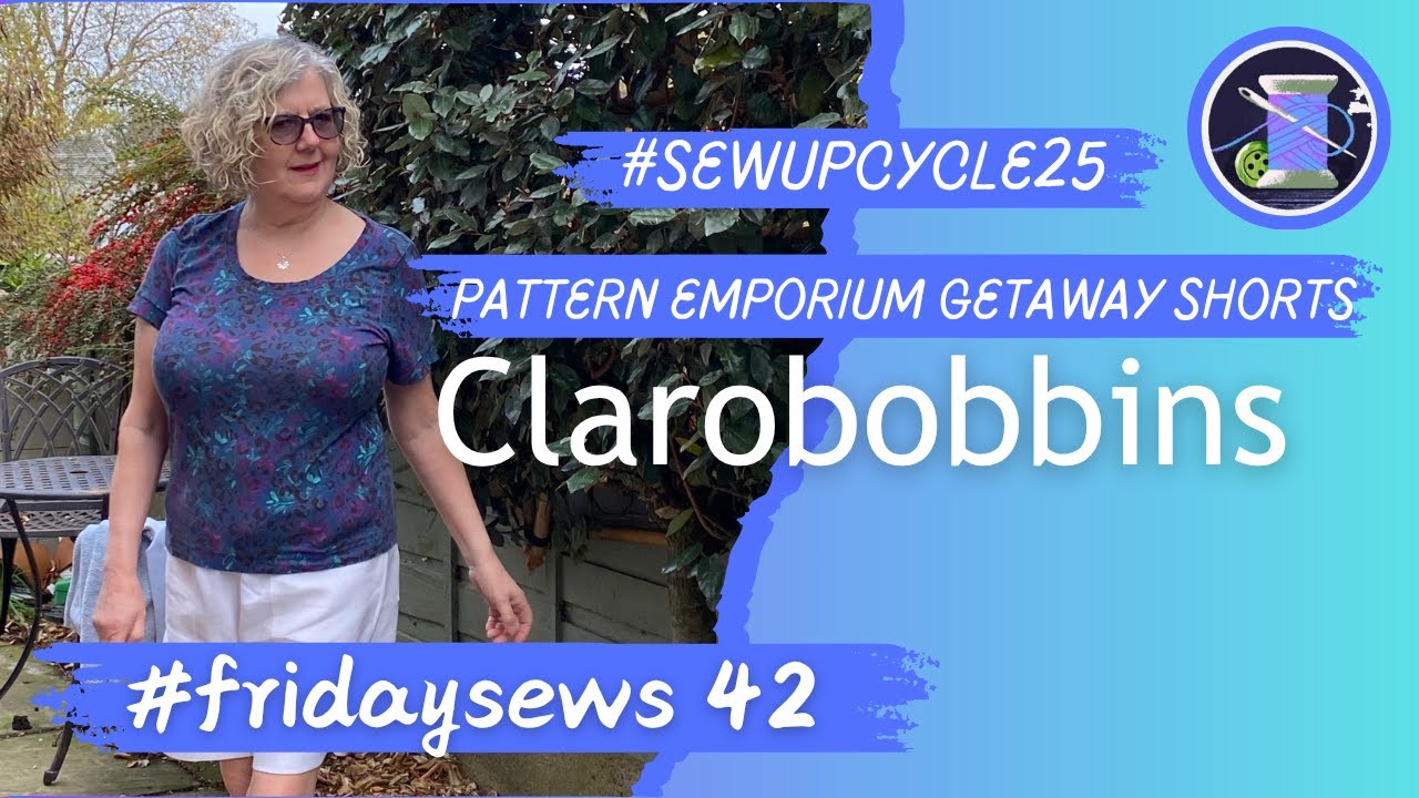 Pattern Emporium Getaway Shorts. My #sewupcycle25 make.  #fridaysews 1030