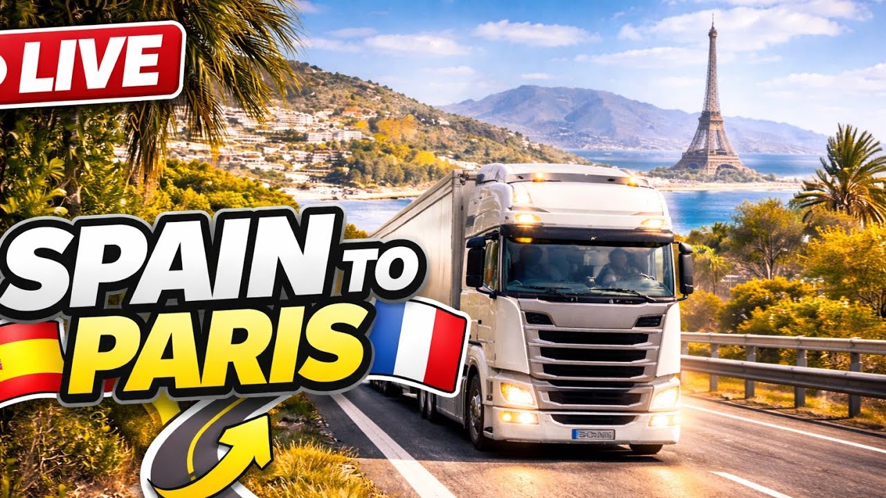 LIVE 🚚 Trucker Break at Highway Parking | Europe Truck Life
