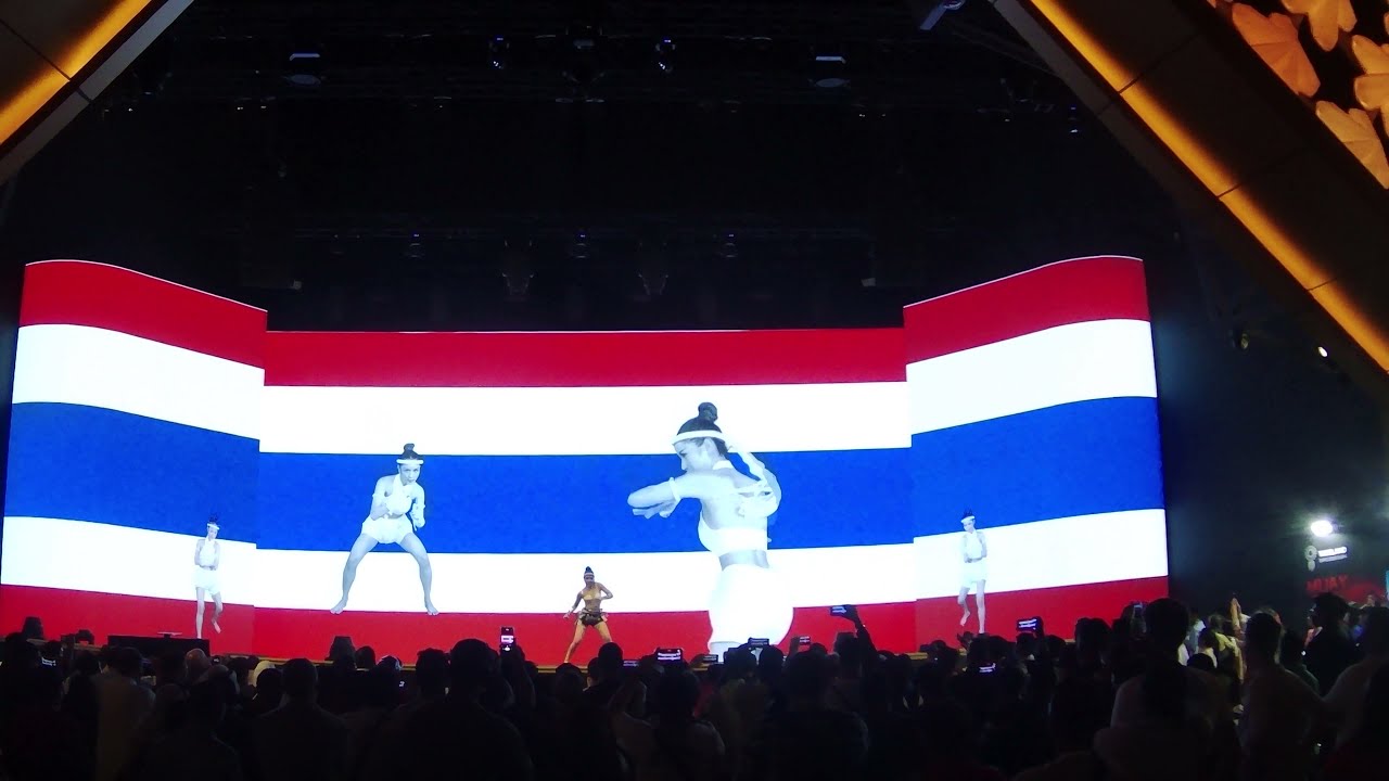 Muay Thai show at Thailand pavilion Expo 2020 Dubai