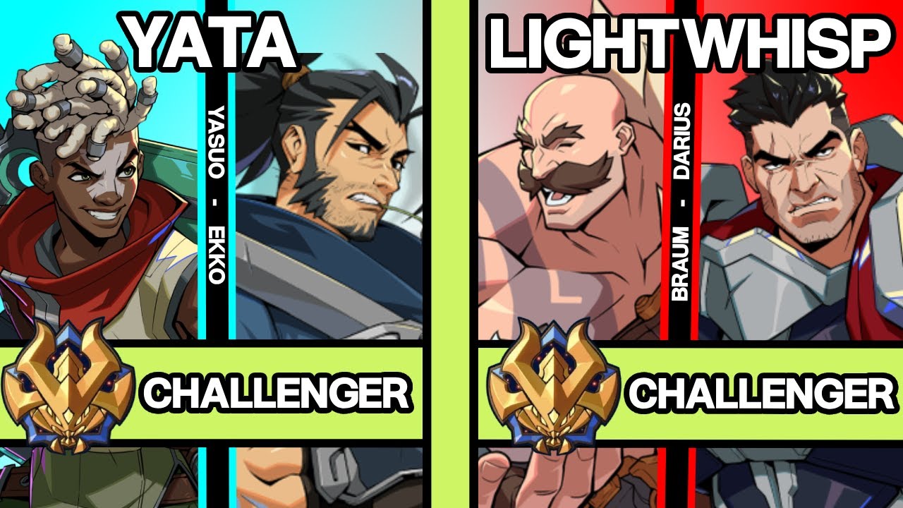 2XKO ▰ LIGHTWHISP (Braum-Darius) vs YATA (Yasuo-Ekko) ▰ 2XKO Pro Replays