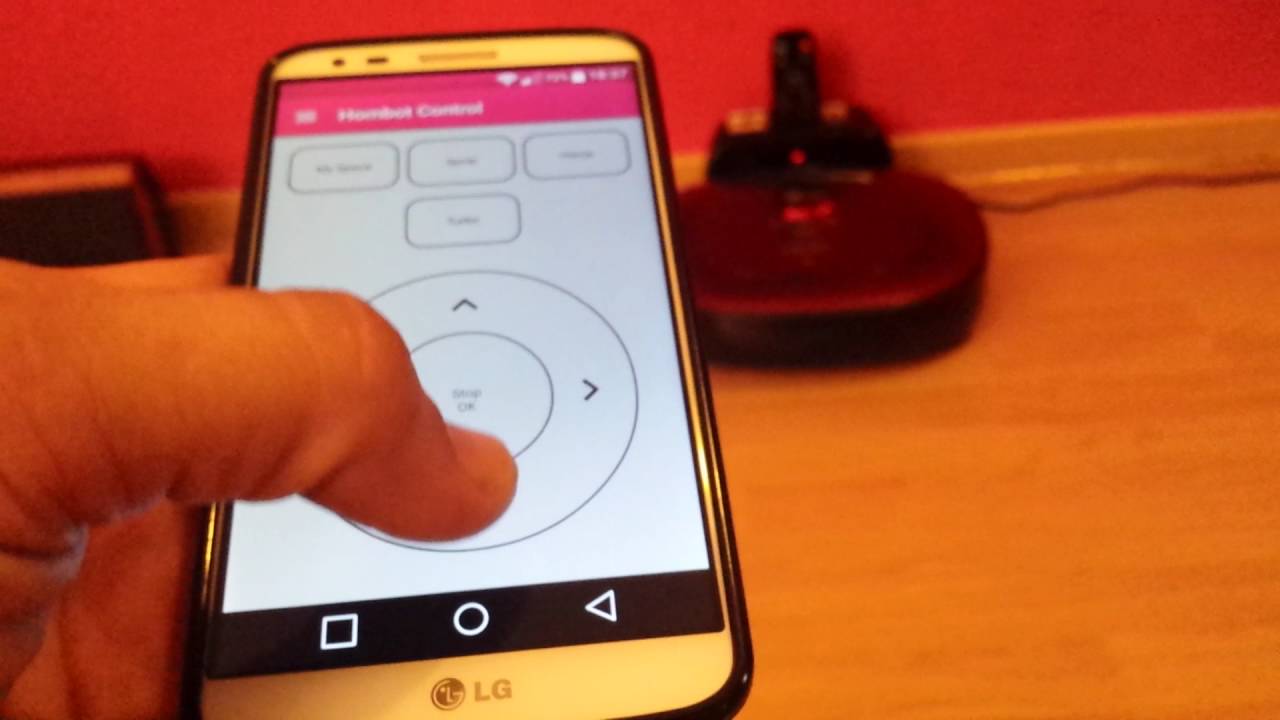 HOMBOT LG  WIFI control hack