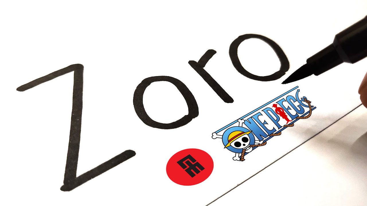 как поменять слово zoro на один кусок символа zoro
