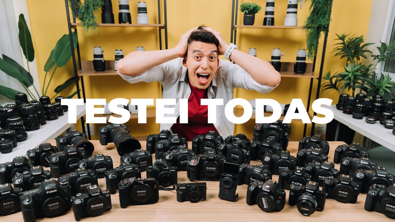 Qual câmera da Canon vale a pena em 2026? Testei todas!