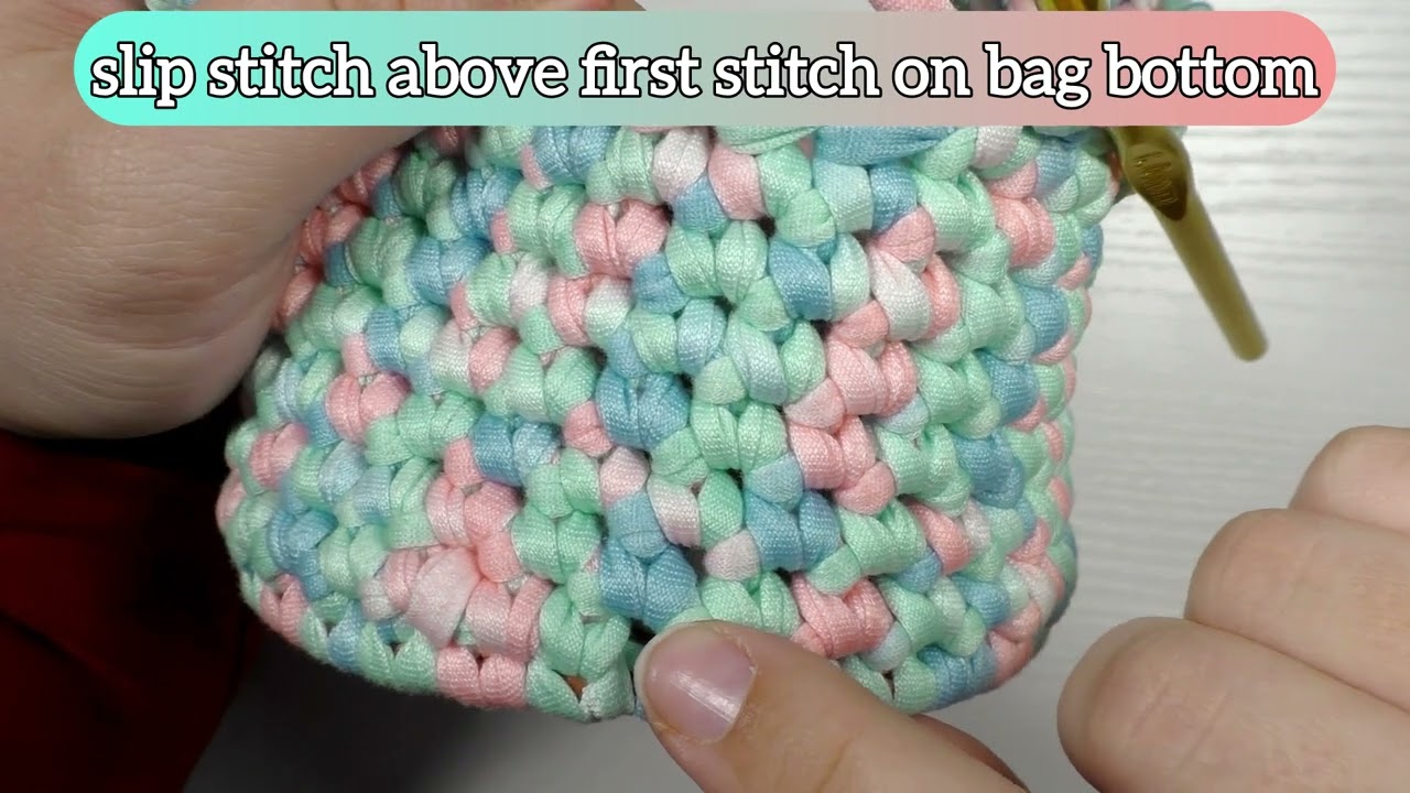 T-shirt Yarn Bag - Part 3 - Yarn Handles
