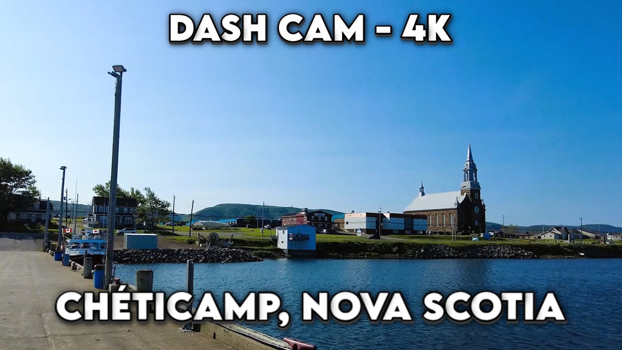 🚗 Scenic Drive: Exploring Chéticamp, Nova Scotia in 4K 🌄