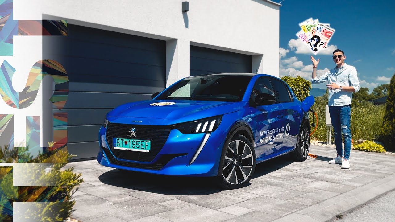 Koľko NAOZAJ UŠETRÍTE S ELEKTROMOBILOM? 🤔 | 2021 Peugeot e-208 4K TEST