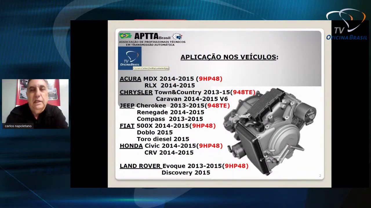 Transmissão ZF de 9 velocidades - C/Carlos Napoletano (LIVE Oficina Brasil)
