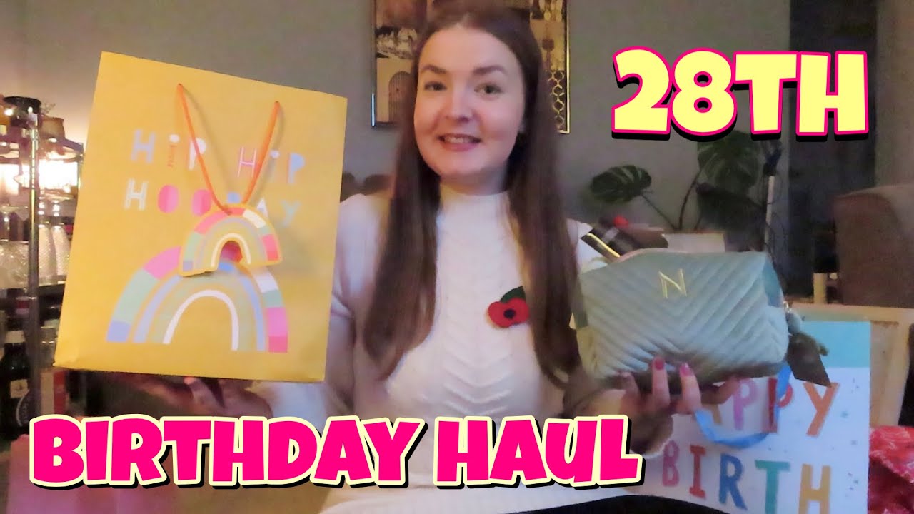 My 28th Birthday Haul | gift inspiration 🎁✨