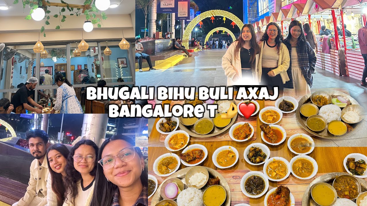  Tried the Bihu special thali ❤️🤤@axomibangalore #vlog #bihu #assam #bangalore #foodvlog #viral 