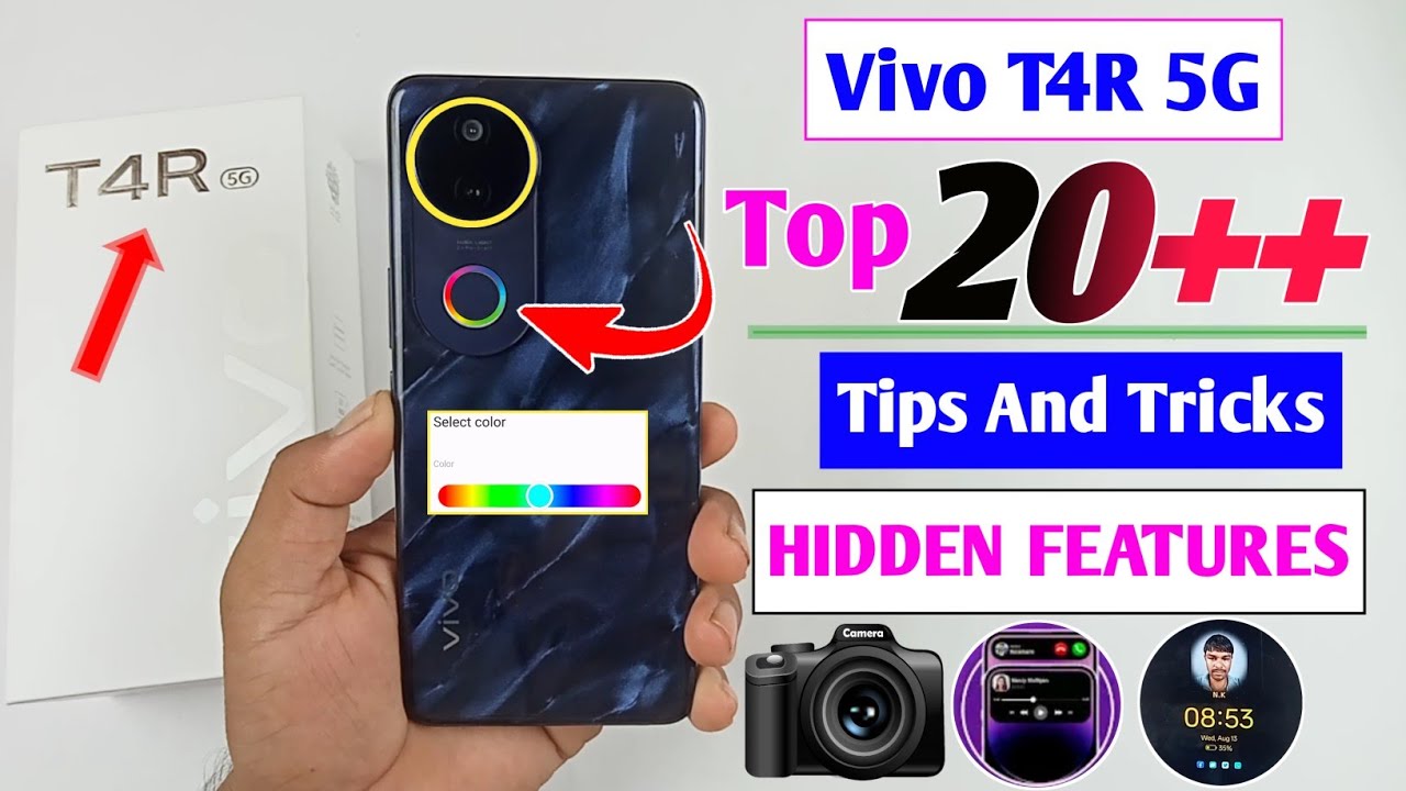 Vivo T4R 5G Tips And Tricks / Vivo T4R Top 20++ Hidden features / Vivo t4r hidden features