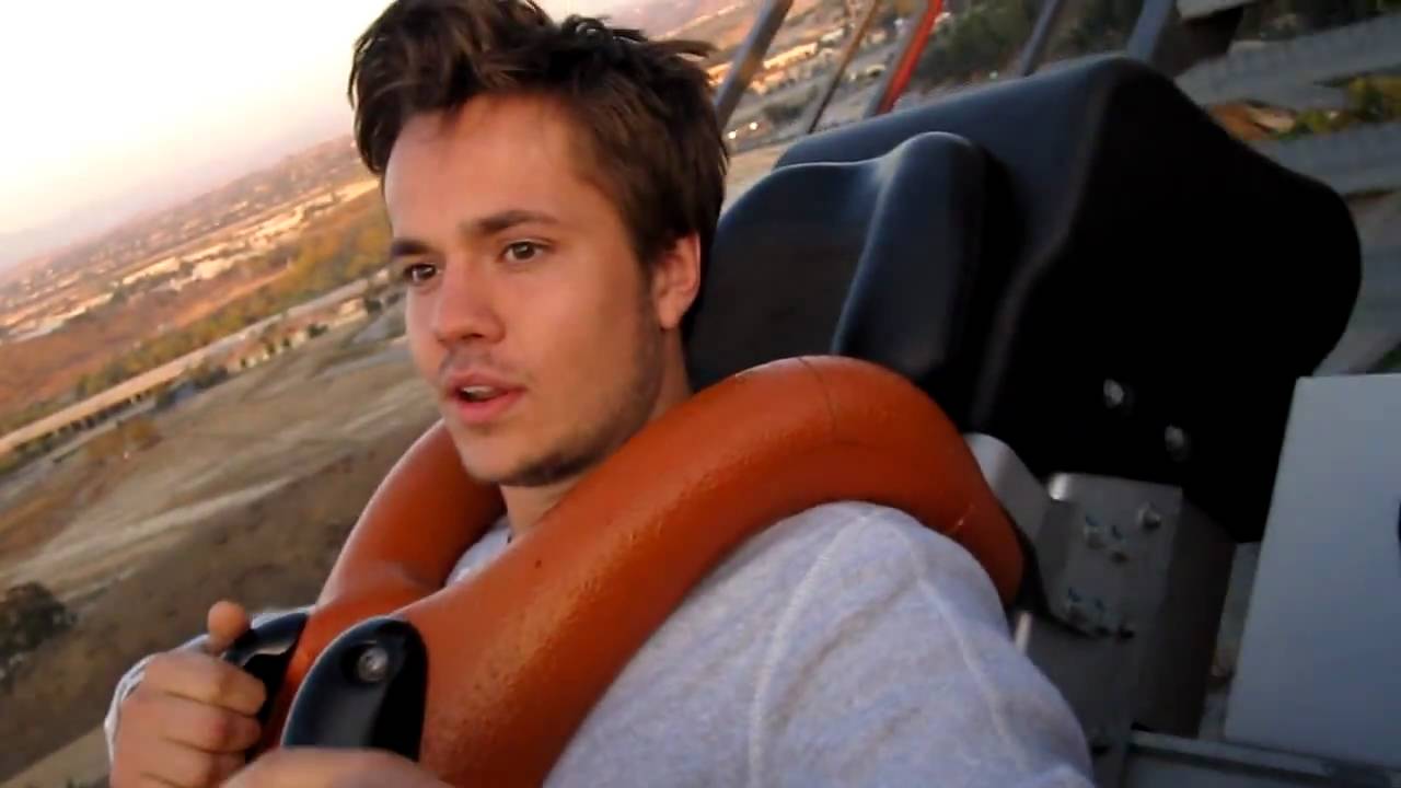 Fwed on X2 roller coaster