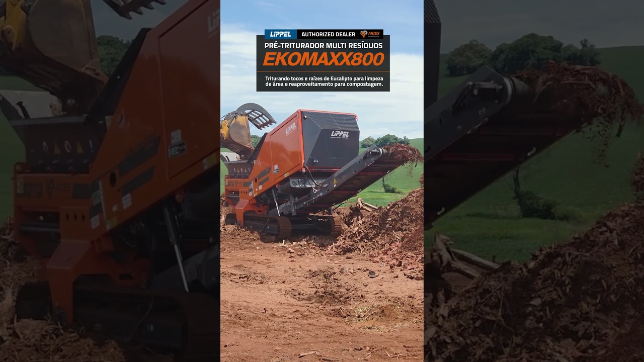 Triturador de Multi Resíduos Ekomaxx800 no Rio Grande do Sul