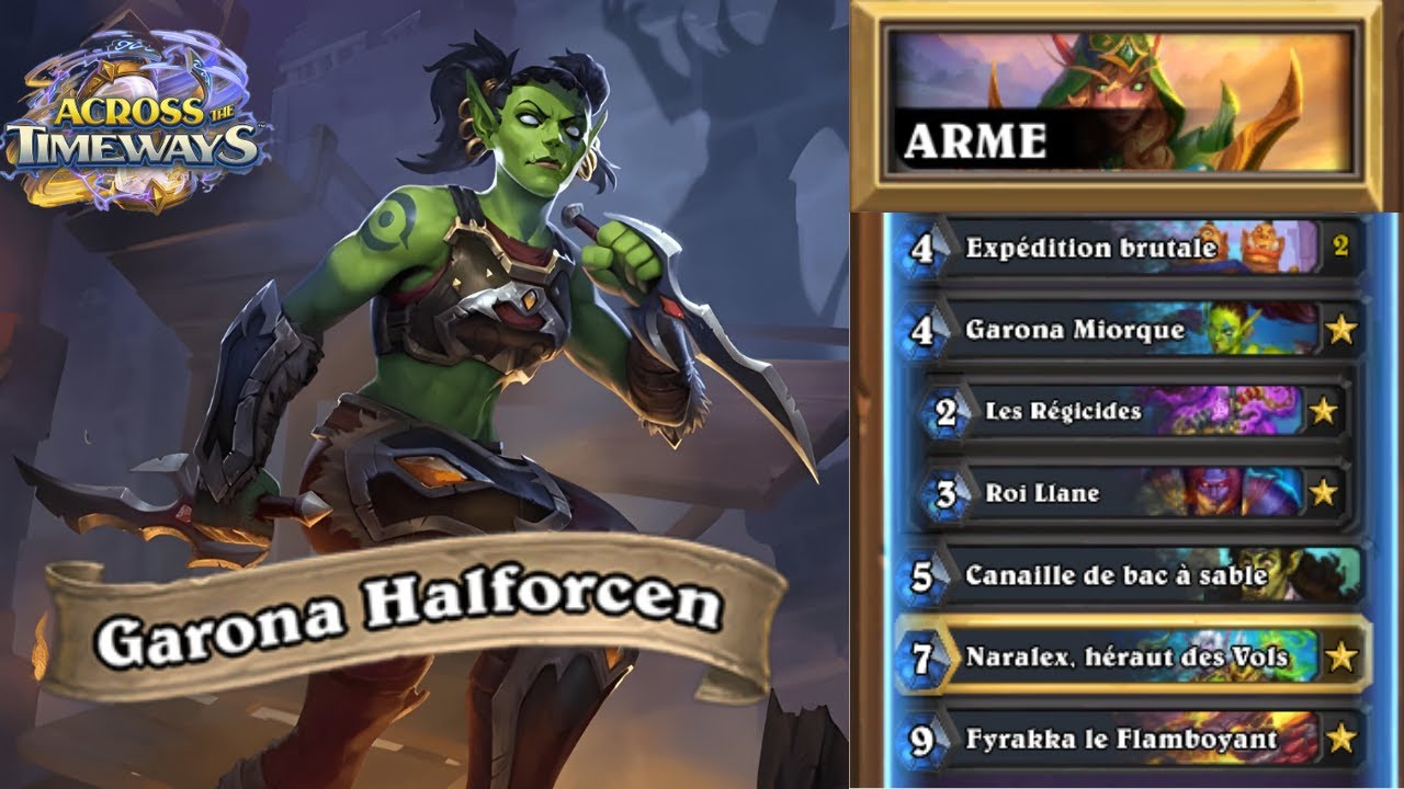 Ce deck détruit la moitié des PV en un hit ! (Rogue Garona)