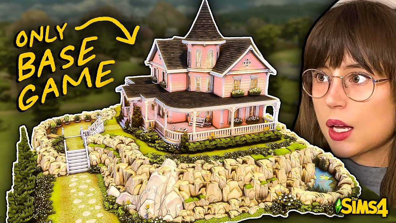 Building a House in The Sims But I can Only use Base Game