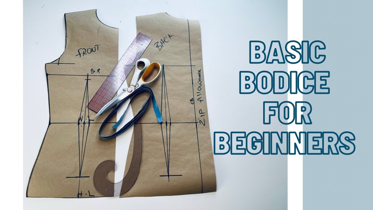 How to make a basic bodice pattern for the absolute beginner